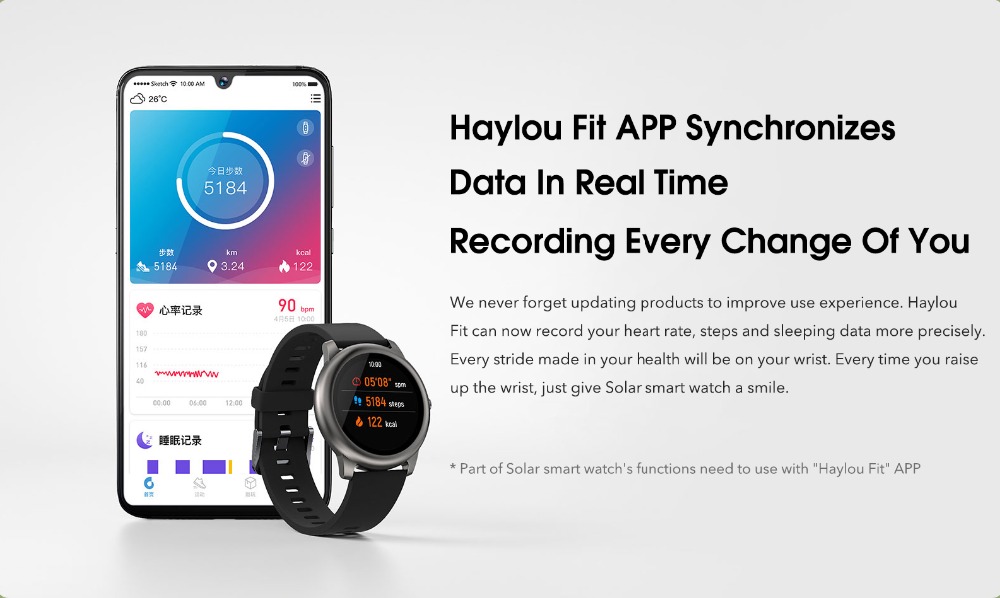 ساعت هوشمند شیائومی مدل Haylou LS05 Solar ساعت هوشمند شیائومی مدل Haylou LS05 Solar