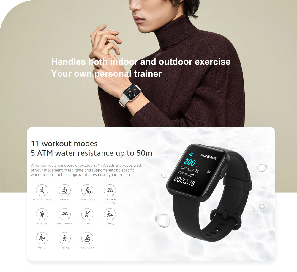 ساعت هوشمند شیائومی مدل Mi Watch Lite 4