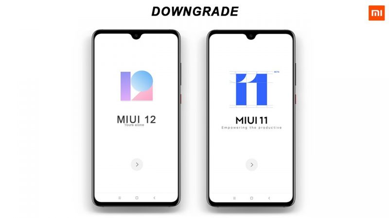 downgrade MIUI