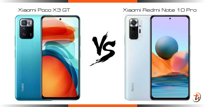 redmi note 10 vs poco x3 gt