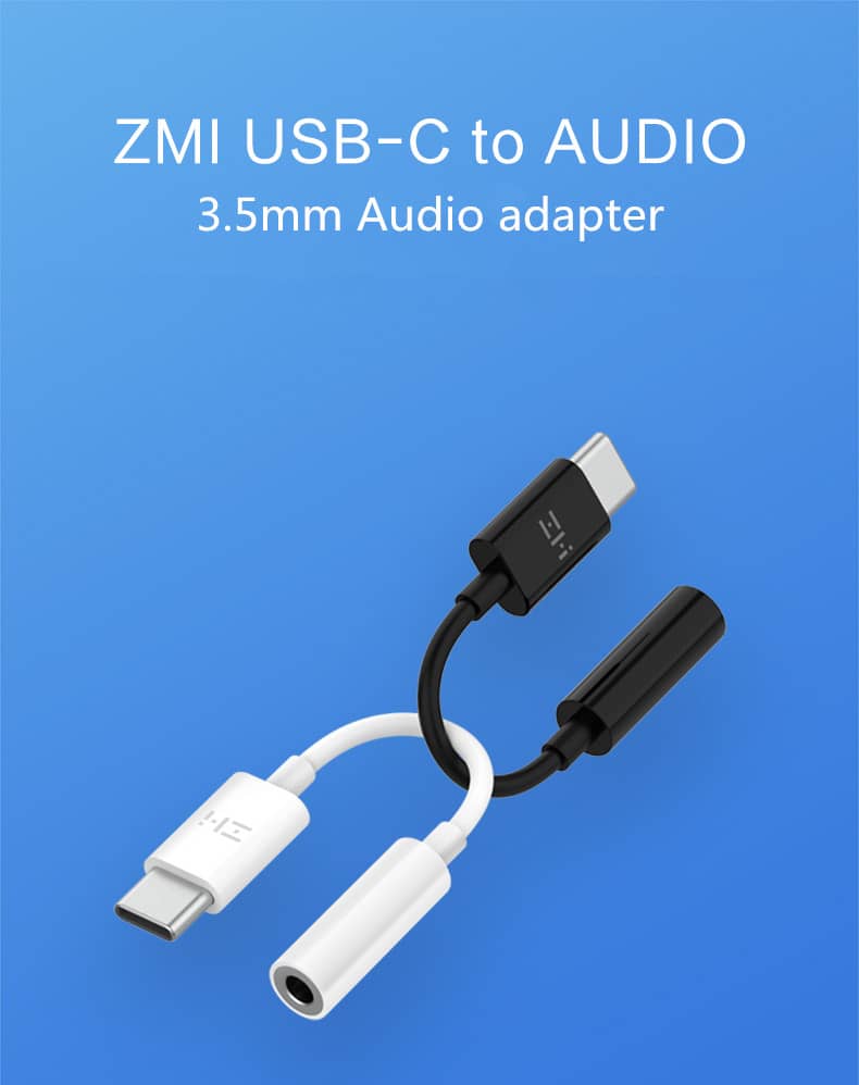 ZMI AL71A کابل تبدیل usb-c به aux برای گوشی شیائومی