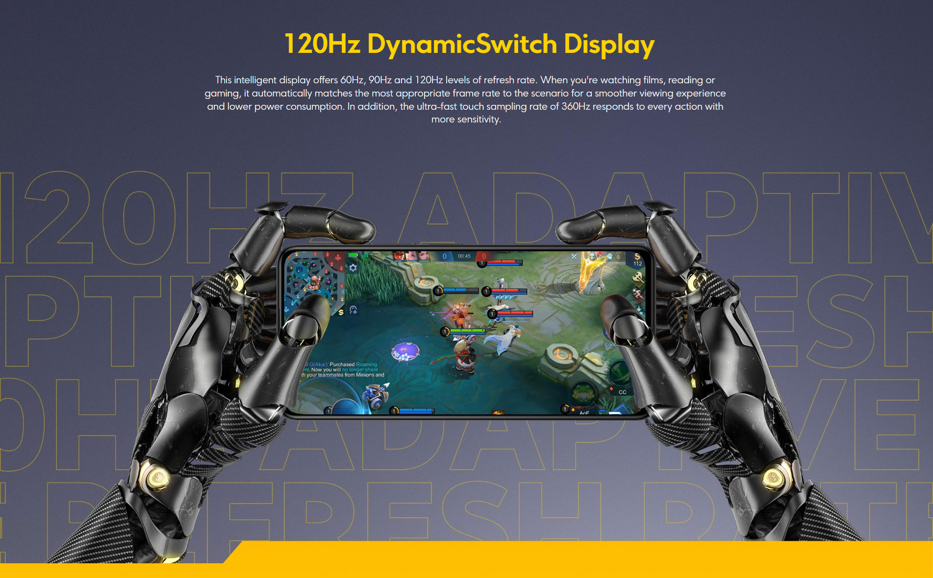 poco f4 120Hz DynamicSwitch Display